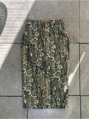 Women’s Camouflage Skirt - Green & Brown Camo